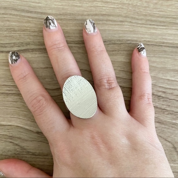 Hammered Statement Ring - Picture 1 of 5